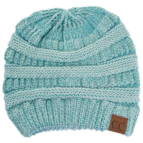 C.C 3pc Metallic Knit Beanie Gloves Scarves Set main image 4